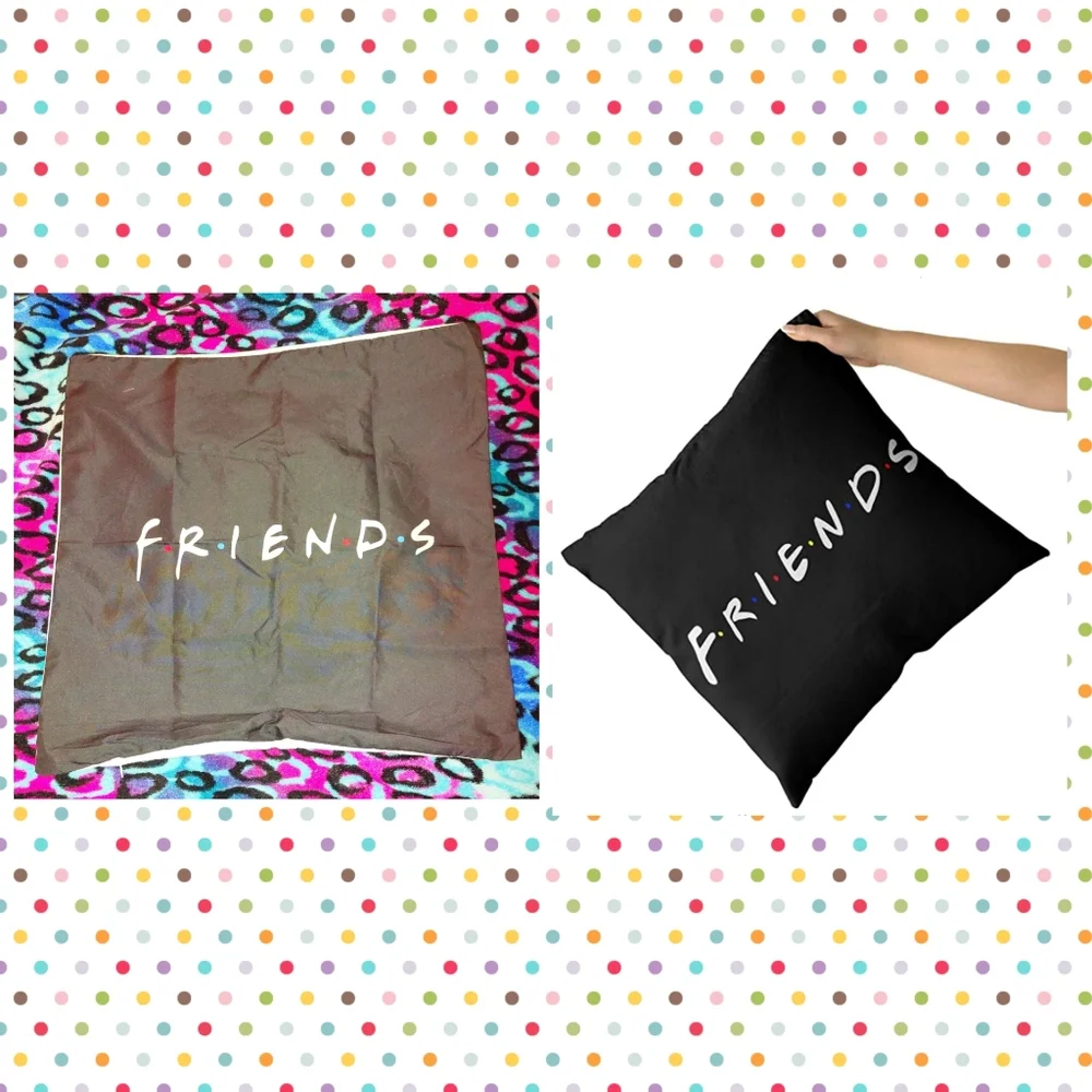 Unbranded Friends TV Decorative Square Throw Pillow Case/Pillow Cover 18x18 inch